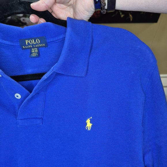 Polo by Ralph Lauren Bright Blue Kids Polo Shirt - Picture 3 of 4